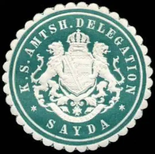 KÃ¶niglich SÃ¤chsische Amtshauptmannschaft - Sayda