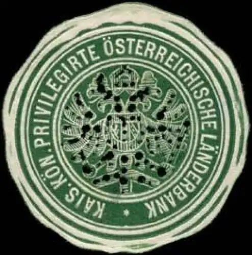 Kaiserlich KÃ¶niglich Privilegirte Ãsterreichsiche LÃ¤nderbank