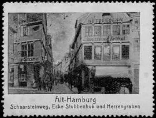 Schaarsteinweg - Ecke Stubbenhuk und Herrengraben