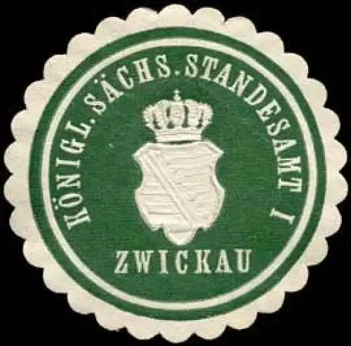 KÃ¶niglich SÃ¤chsisches Standesamt I Zwickau