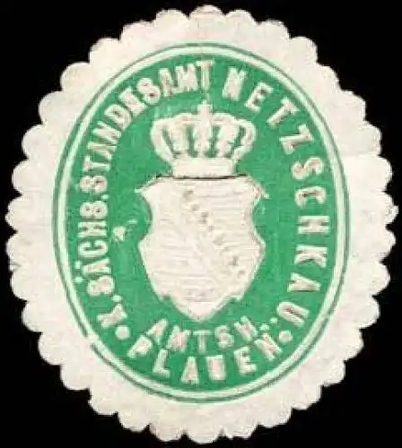 KÃ¶niglich SÃ¤chsisches Standesamt Netzschkau - Amtshauptmannschaft Plauen