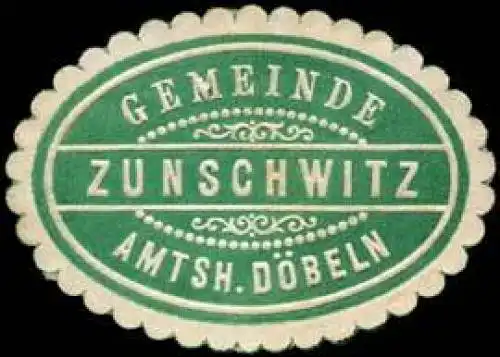 Gemeinde Zunschwitz - Amtshauptmannschaft DÃ¶beln