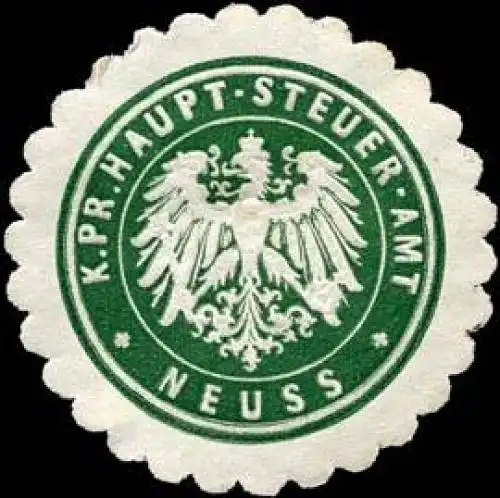 KÃ¶niglich Preussisches Haupt - Steuer - Amt - Neus