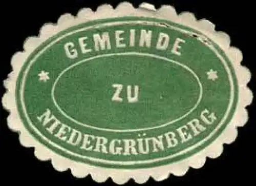 Gemeinde zu NiedergrÃ¼nberg