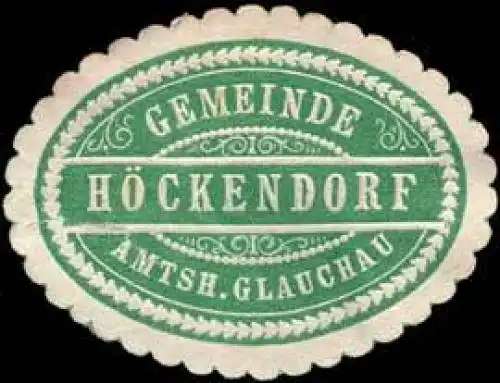 Gemeinde HÃ¶ckendorf - Amtshauptmannschaft Glauchau