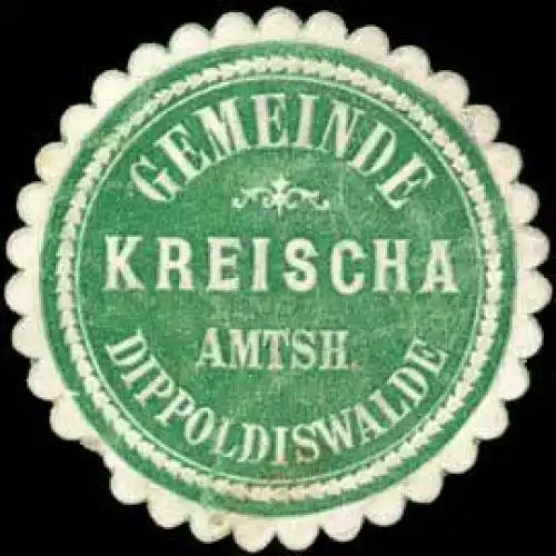 Gemeinde Kreischa - Amtshauptmannschaft Dippoldiswalde