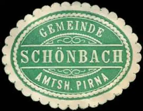 Gemeinde SchÃ¶nbach - Amtshauptmannschaft Pirna