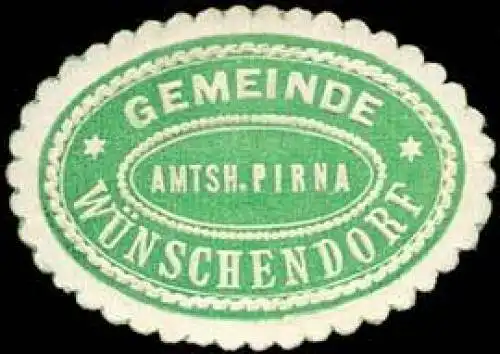 Gemeinde WÃ¼nschendorf - Amtshauptmannschaft Pirna