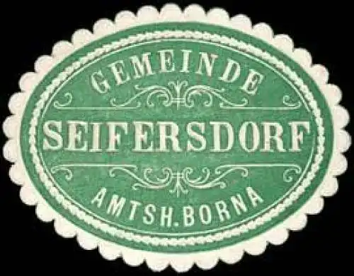 Gemeinde Seifersdorf - Amtshauptmannschaft DÃ¶beln