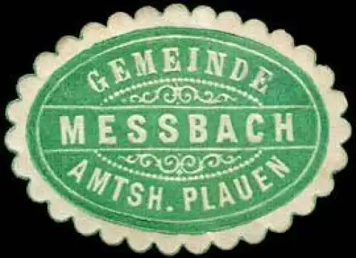 Gemeinde Messbach - Amtshauptmannschaft Plauen