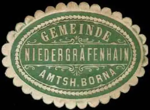 Gemeinde NiedergrÃ¤fenhain - Amtshauptmannschaft Borna