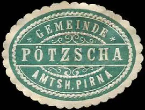 Gemeinde PÃ¶tzscha - Amtshauptmannschaft Pirna