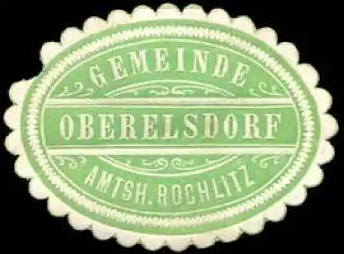 Gemeinde Oberelsdorf - Amtshauptmannschaft Rochlitz