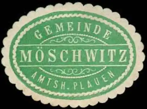 Gemeinde MÃ¶schwitz - Amtshauptmannschaft Plauen