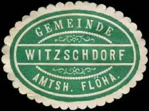 Gemeinde Witzschdorf - Amtshauptmannschaft FlÃ¶ha