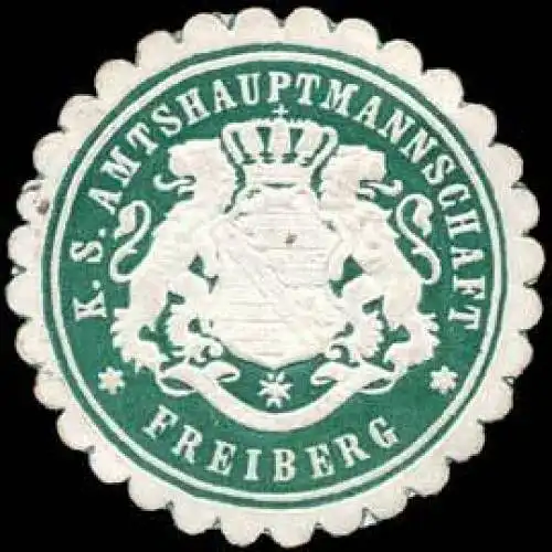 KÃ¶niglich SÃ¤chsische Amtshauptmannschaft - Freiberg