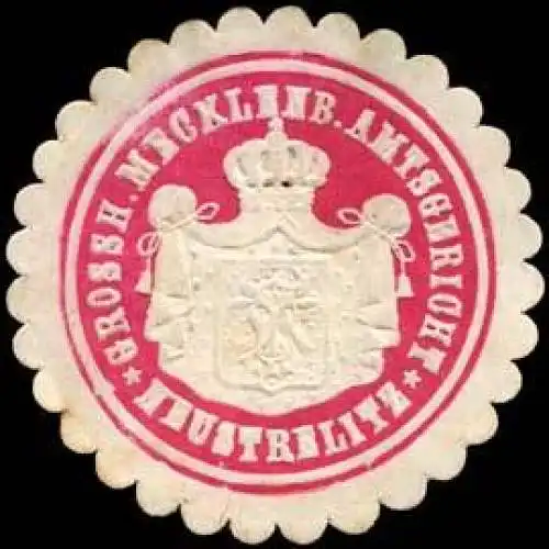 Grossherzoglich Mecklenburgisches Amtsgericht - Neustrelitz