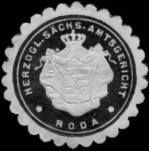 Herzoglich SÃ¤chsisches Amtsgericht - Roda