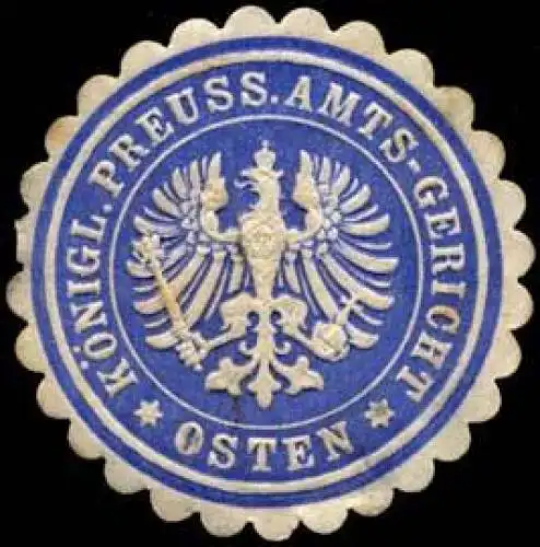 KÃ¶niglich Preussisches Amts-Gericht - Osten