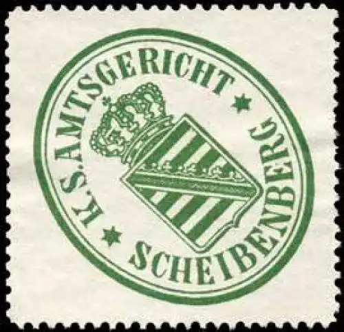 KÃ¶niglich SÃ¤chsisches Amtsgericht - Scheibenberg