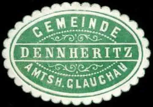 Gemeinde Dennheritz - Amtshauptmannschaft Glauchau