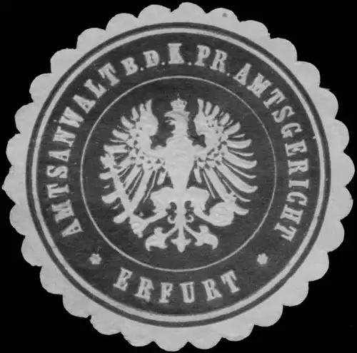 Amtsanwalt b.d. K.Pr. Amtsgericht Erfurt