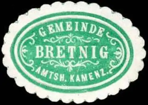 Gemeinde Bretnig - Amtshauptmannschaft Kamenz