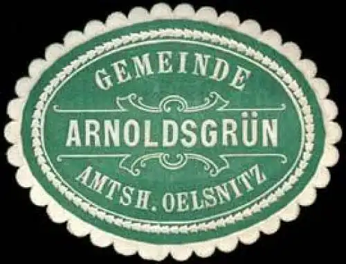 Gemeinde ArnoldsgrÃ¼n - Amtshauptmannschaft Oelsnitz