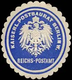 K. Postbaurat Berlin W. - Reichspostamt
