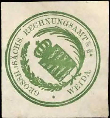 Grossherzoglich SÃ¤chsisches Rechnungsamt - Weida