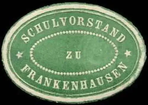 Schulvorstand zu Frankenhausen