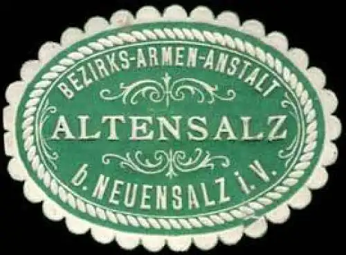 Bezirks-Armen-Anstalt Altensalz bei Neuensalz im Vogtland