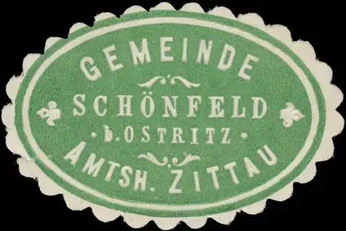 Gemeinde SchÃ¶nfeld b. Ostritz Amtsh. Zittau