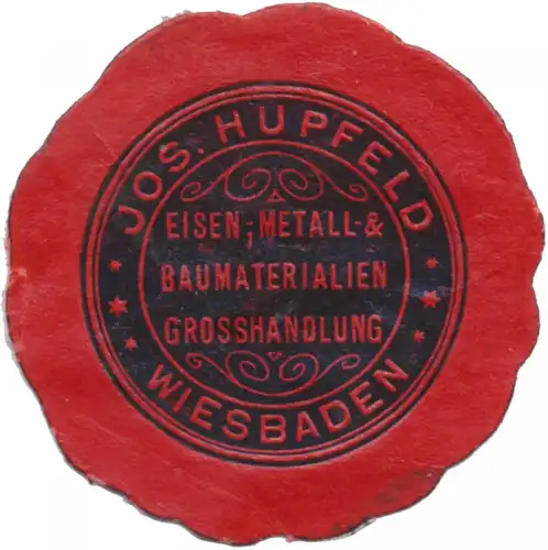 EisengroÃhandlung Jos. Hupfeld