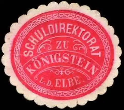 Schuldirektorat zu KÃ¶nigstein links der Elbe