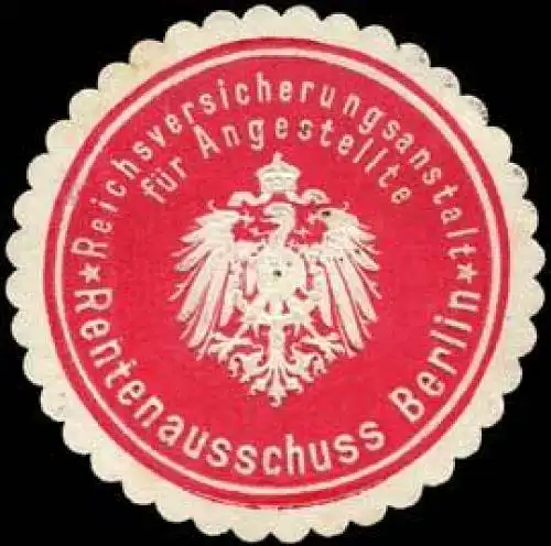 Reichsversicherungsanstalt fÃ¼r Angestellte - Rentenausschuss Berlin