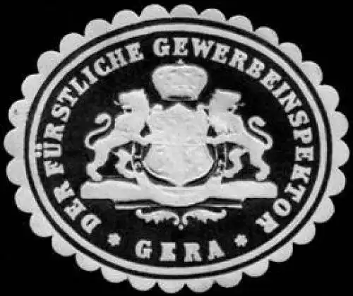 Der FÃ¼rstliche Gewerbeinspektor - Gera