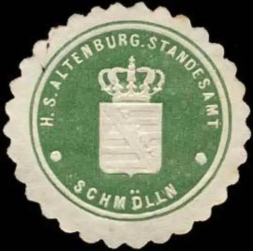 H. SÃ¤chsisches Altenburger Standesamt - SchmÃ¶lln
