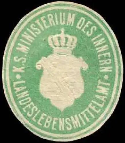 KÃ¶niglich SÃ¤chsisches Ministerium des Innern - Landeslebensmittelamt