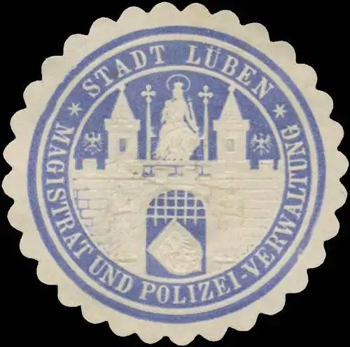 Stadt LÃ¼ben Magistrat und Polizei-Verwaltung