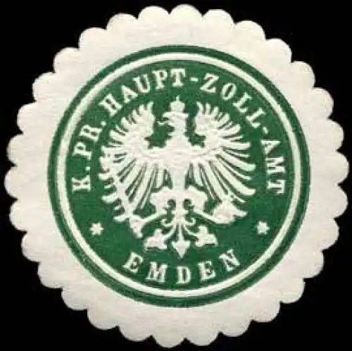 KÃ¶niglich Preussisches Haupt-Zoll-Amt - Emden