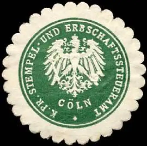 KÃ¶niglich Preussisches Stempel- und Erbschaftssteueramt - CÃ¶ln