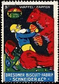 EichhÃ¶rnchen & Zwerg mit Waffel - Zapfen