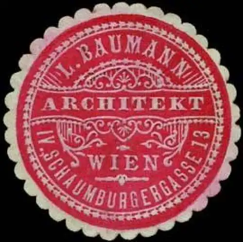 Architekt L. Baumann - Wien