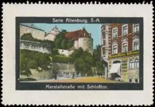 MarstallstraÃe mit SchloÃtor