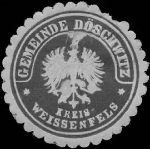 Gemeinde DÃ¶schwitz Kreis WeiÃenfels