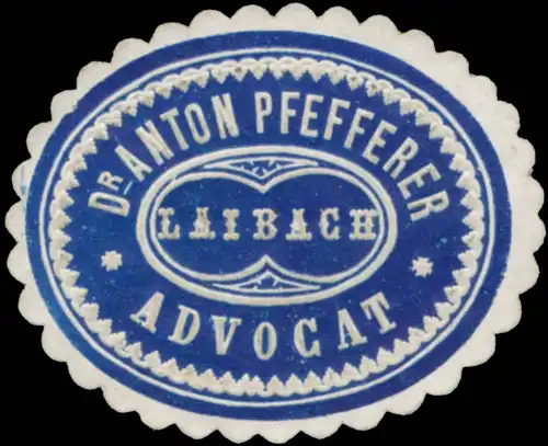 Advokat Dr. Anton Pfefferer