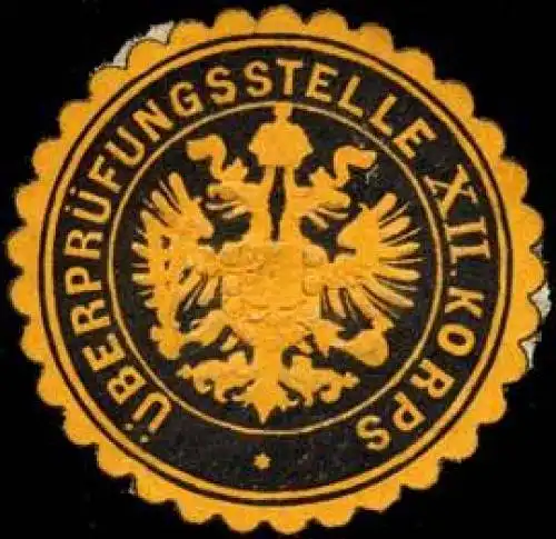ÃberprÃ¼fungsstelle XII. Korps