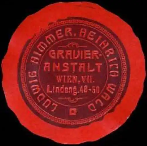 Ludwig Himmer, Heihrich - Gravieranstalt - Wien