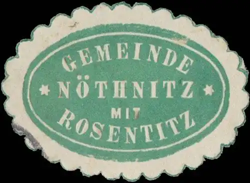 Gemeinde NÃ¶thnitz mit Rosentitz